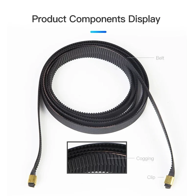 

CREALITY 3D Parts CR-10 S5 X Axis/Y Axis Black Synchronous Belt Kit 2GT With Copper Sets 3D Printer Parts