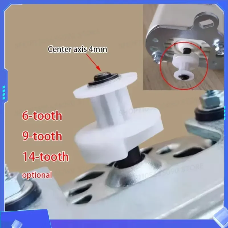 Toothed Pulley for Sewing Machine Motor Belt Transmission Gear Accessories 6 Teeth 9 Teeth 14 Teeth