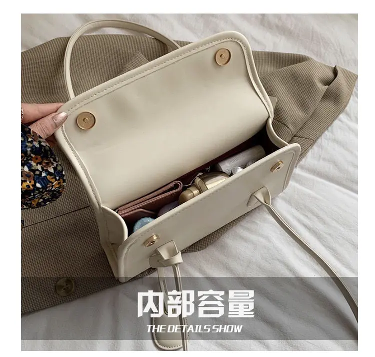 JIAERDI Vintage White Handbags Women New Retro Elegant Leather Shoulder Bags Ladies Hot Girls Chic Underarm Bag Purses Female