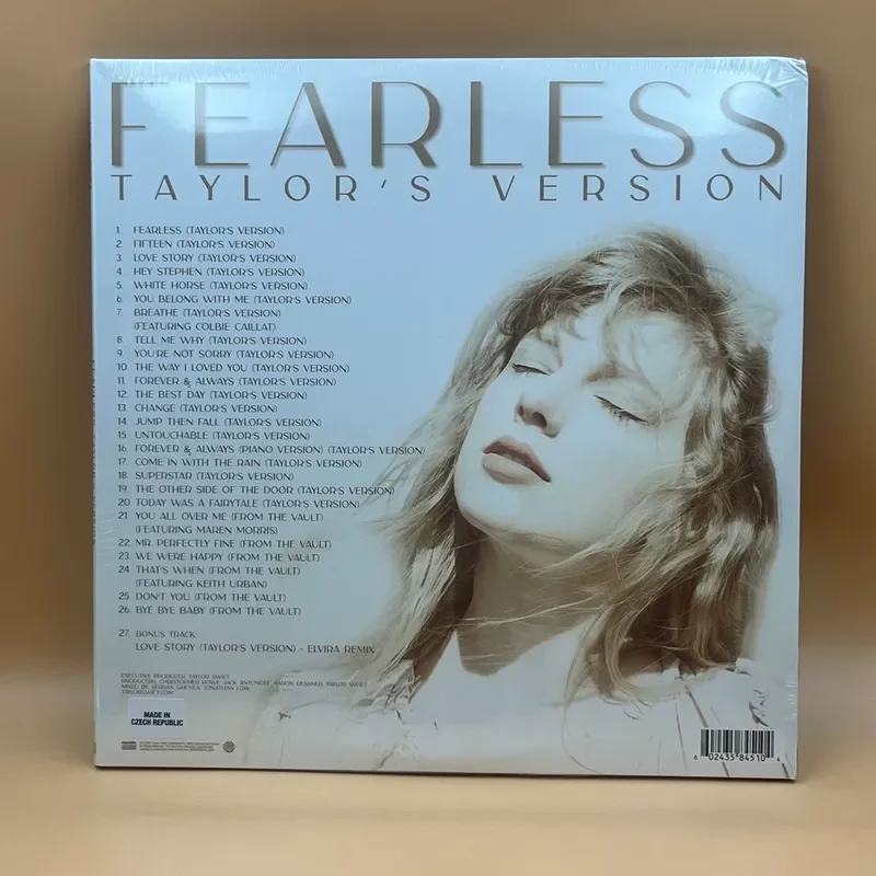 Taylor Album Fearless Gold Glue 3LP Vinyl for Taylor Swift US Version view 2