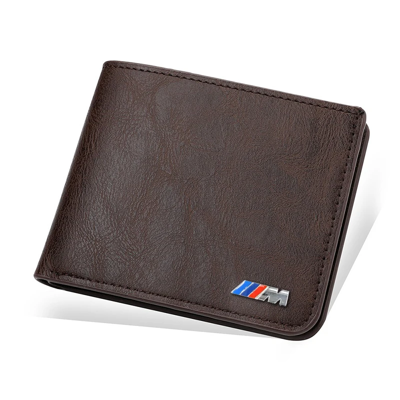 For BMW M M3 E46 E36 E30 E92 E87 E34 F10 E90 F30 E60 Luxury Car Emblem Metal Logo Leather Wallet Car Credit Card Holder sticker - view 4