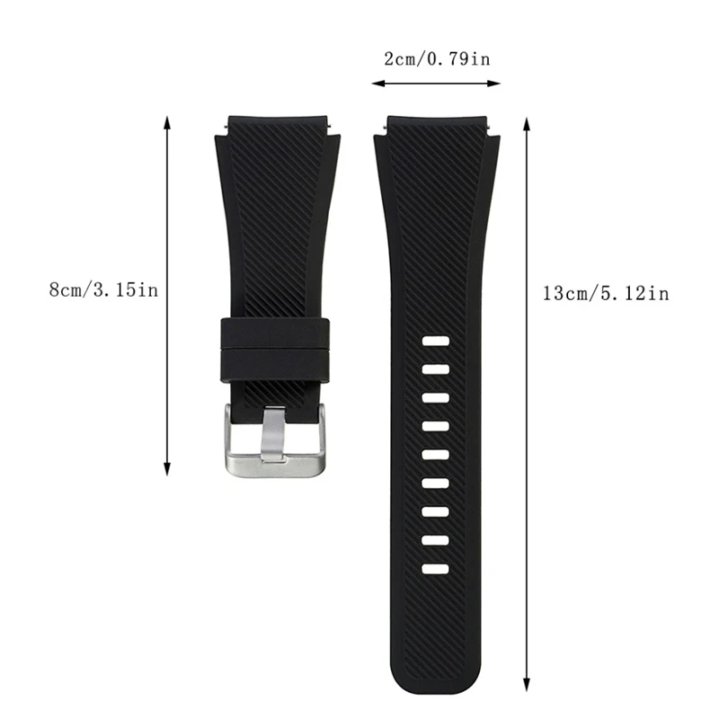 22mm Sport Silikon Band Für Garmin Forerunner 255 265 970 965 745 570 47mm Armband Armband für Garmin Venu 2 3/Vivoactive 4 Cor – Detail 14