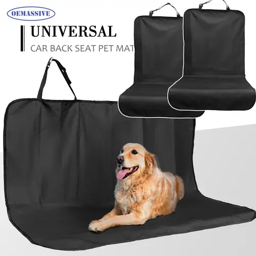 OEMASSIVE-cojín trasero impermeable para perro, cubierta para asiento de coche, esteras protectoras, manta para banco trasero, cubierta para asiento trasero