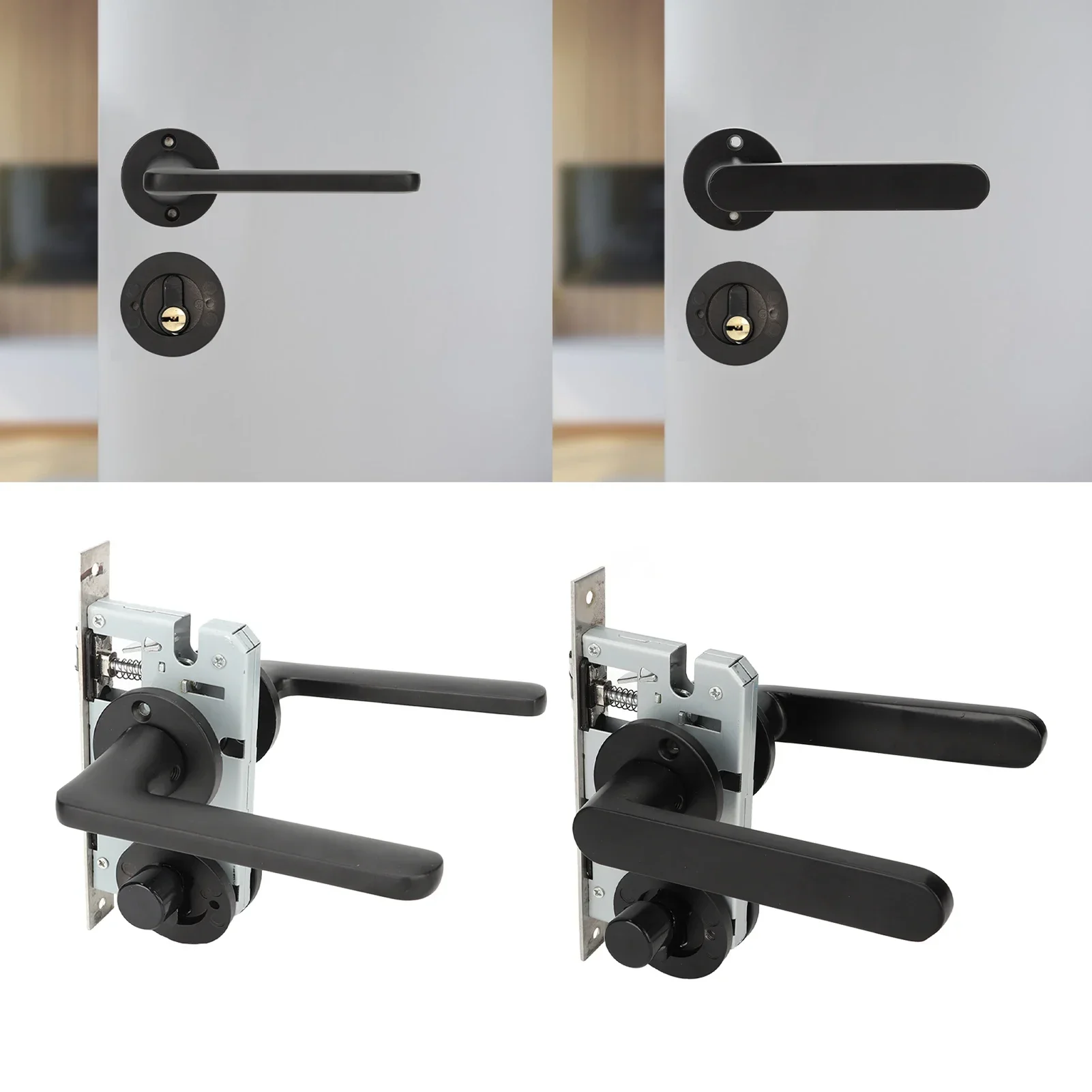 Heavy Duty Mortise Lock Mortise Lock Set Oxidation Resistance Perfect Fit Stainless Steel Universal Mortise Lock for Indoor