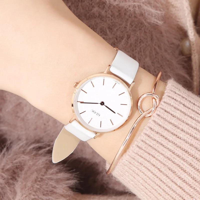 Women'S Thin Watch, Stylish New DesignTrendy Korean StyleSimple And Casual, Suitable For Young Women.  Watches And Accessories.