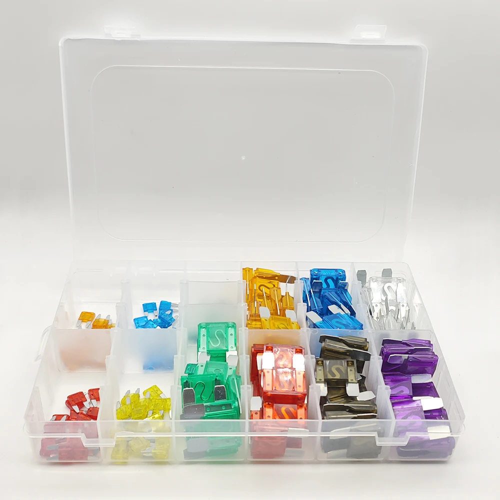 170-teiliges Maxi- und Mini-Sicherungssortiment-Set Große Sicherungen 5A 10A 15A 20A 30A 40A 50A 60A 70A 80A 100A – Detail 1