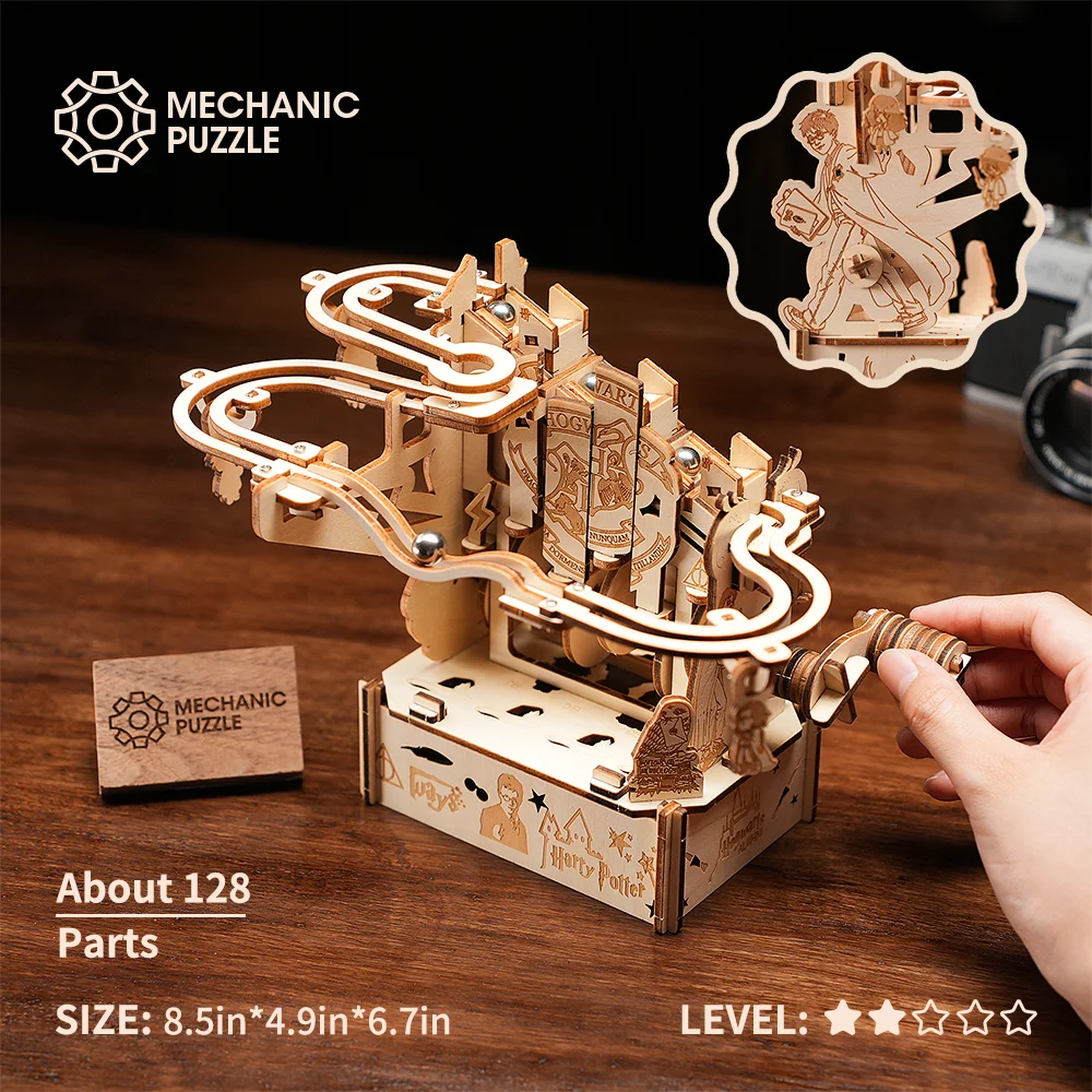 3D Wooden Puzzle Adults Cartoon Style Puzzle Party Games for Teens Montessori Education Puzzle Model Toys Best Gift For Kids