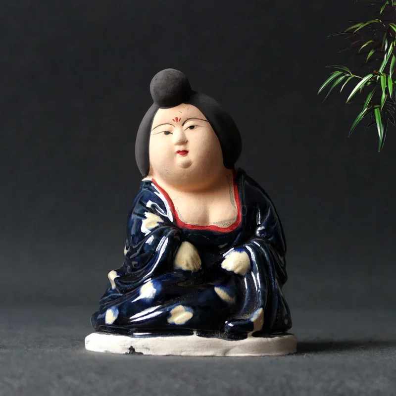 

Ceramic Ladies Ornaments Pottery Figurines Fat Girls Artwork Vintage Collection