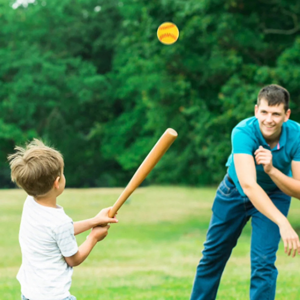 6 Pcs Children Training Baseball Practice Baseballs Bouncing Softball Competition Playing Pu Sponge Kids