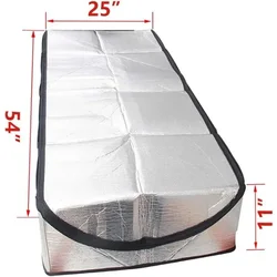 Attic Tent Insulation Cover Aluminum Foil Cover 54x25x11 Inch Waterproof Foldable Dust Cover Insulation Insulation Tool
