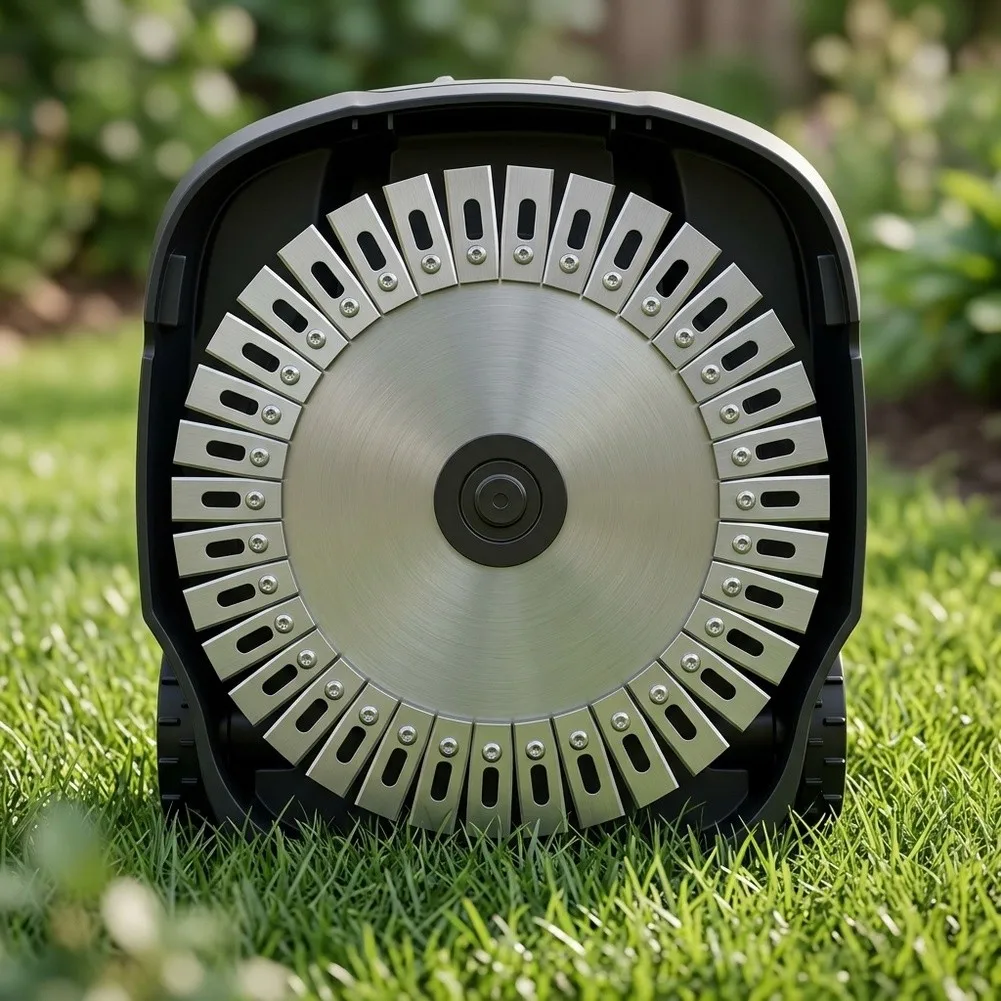 36Pack Blades= Compatible With Robotic Lawn Mowers, Replacement Cutting Knives With Screws For Garden Yard Maintenance