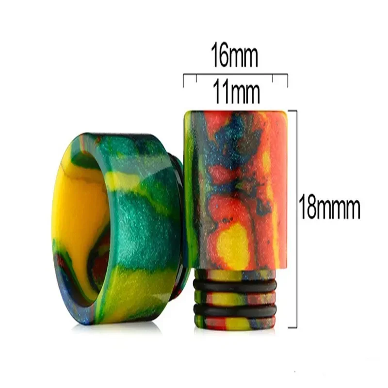 810 الراتنج تتحمل بالتنقيط تلميح ل TFV8/TFV12 خزان Clearomizer واسعة 810 بالتنقيط تلميح لآلة 810 موضوع لون عشوائي 2 قطعة #3