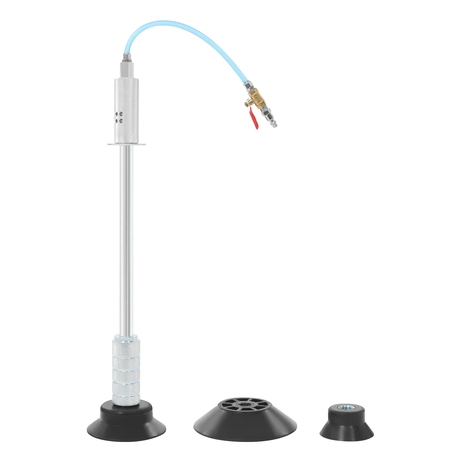 Air Suction Dent Puller, Bearing Puller, Puller Tool, Pneumatic Vacuum Car Dent Remover, Auto Body Repair Tool, 3 Size Rubber Suction Cups, Ergonomic Handheld Tool for Vehicle Sheet Metal, Durable Zinc-Plated Steel