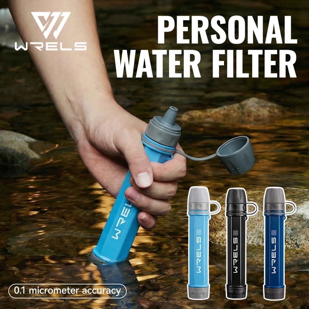 Water Purification Straw - WRELS Backpacking Water Filter Straw Survival