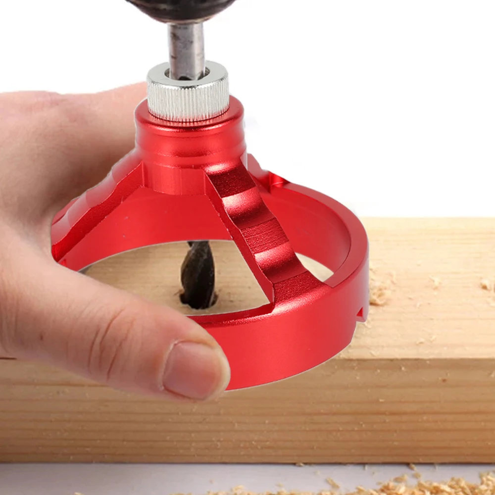 

Vertical Drill Guide Positioner Straight Carpentry Hole Puncher Locator Jig Hinged Woodworking Tool Drill Guide Positioner
