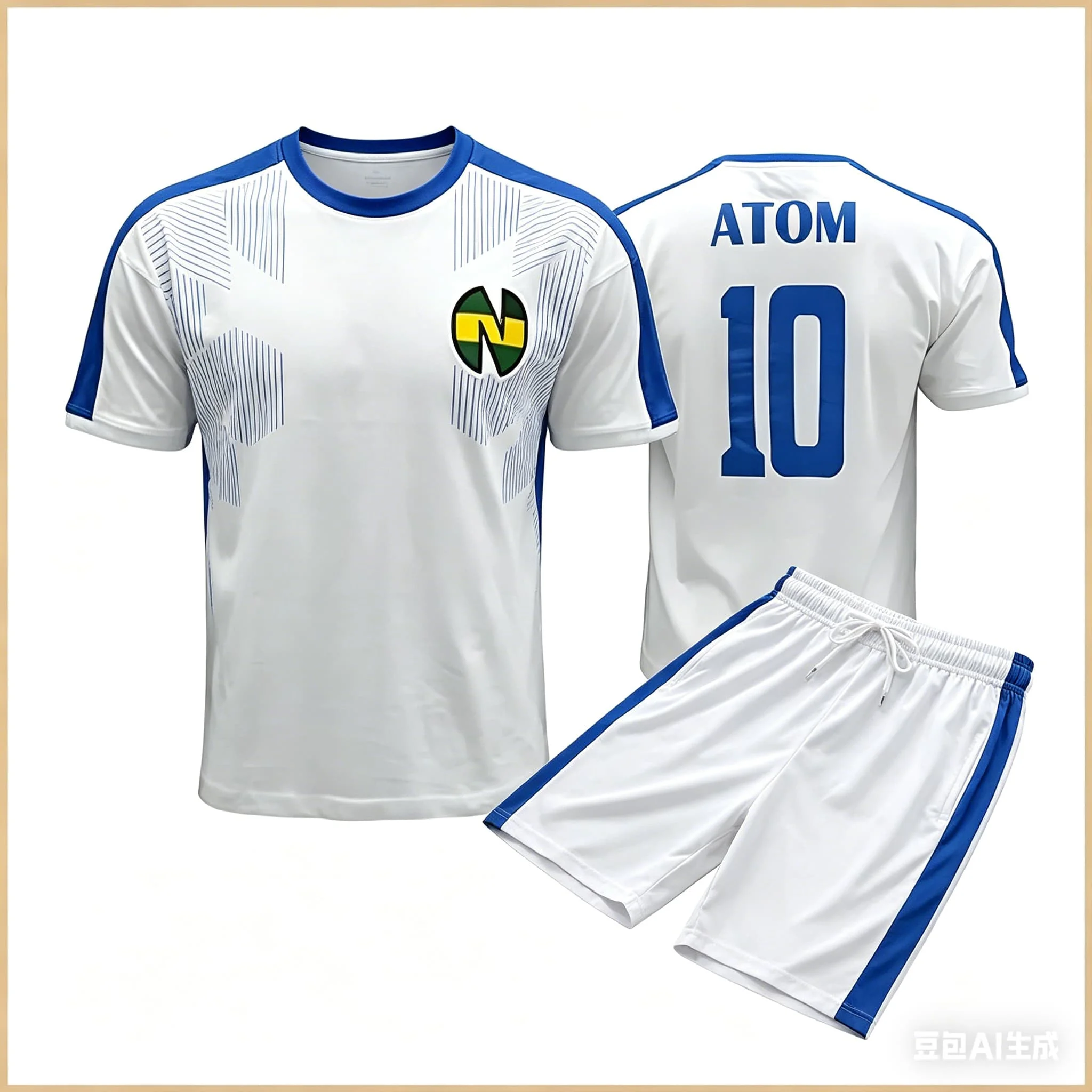 

Summer 2026 Hot Tsubasa Captain Clothing Mans Street Sports Large T-Shirt Set Breathable and Cool Oversized T-Shirt Set