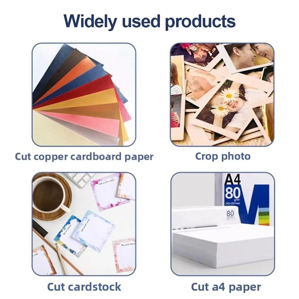 Picture 3: 1Pcs Durable Mini Paper Slide Cutter A4 Plastic Paper Trimmer Paper Cutting Machine Home Crafts Tool
