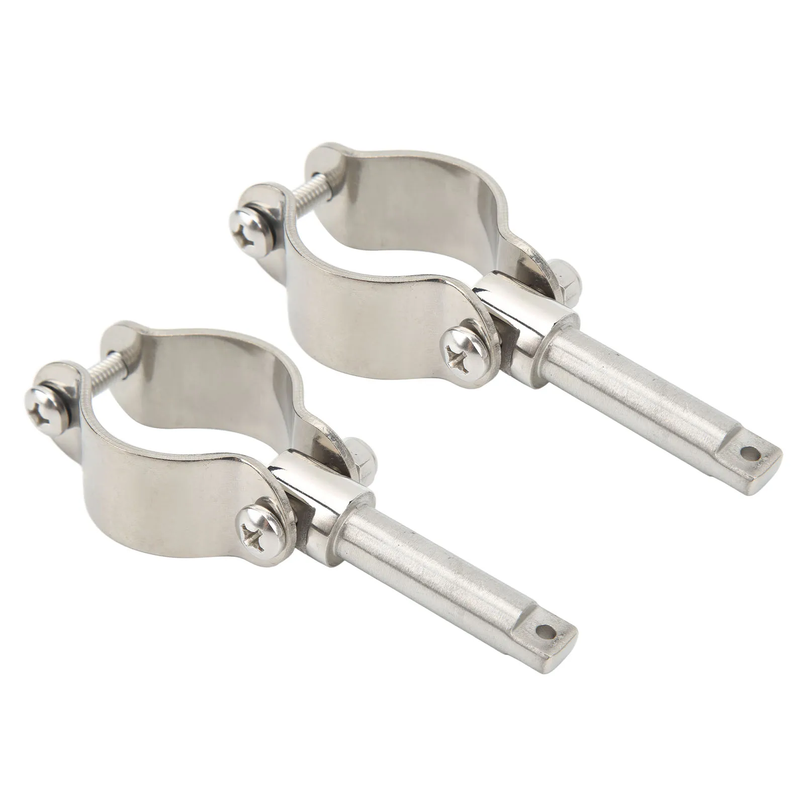Oar Lock Socket 1 Pair 1 3/8‑1 3/4in for Boat Side Mount Clamp On Row Lock Brackets OEM Replacement Socket