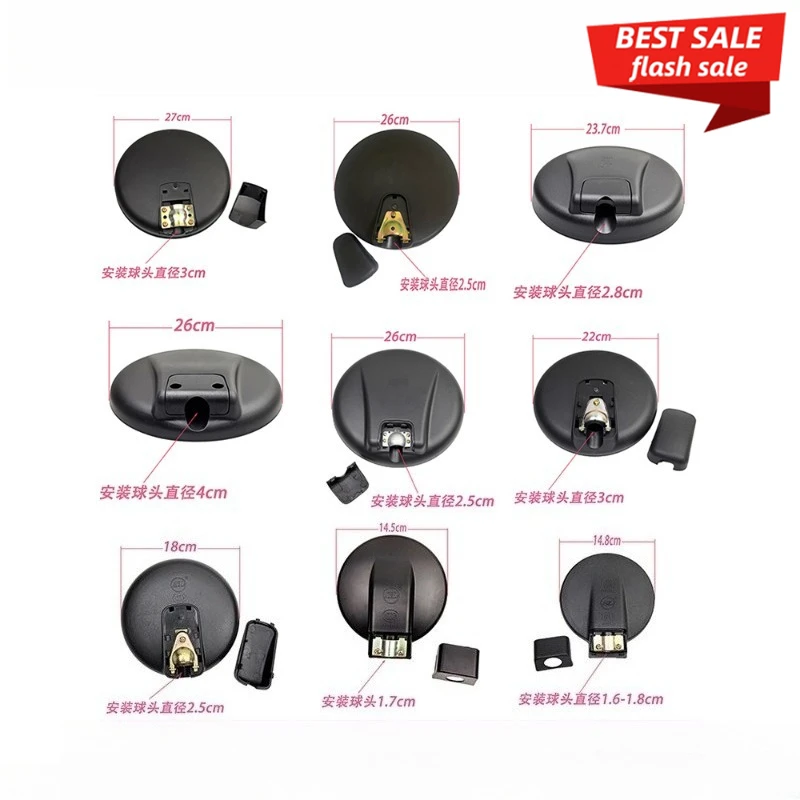 

Truck Part for Liberation J6 Aoling Jianghuai Howo Jin Prince Jiangling Front Large Round Reflector Rearview Mirror