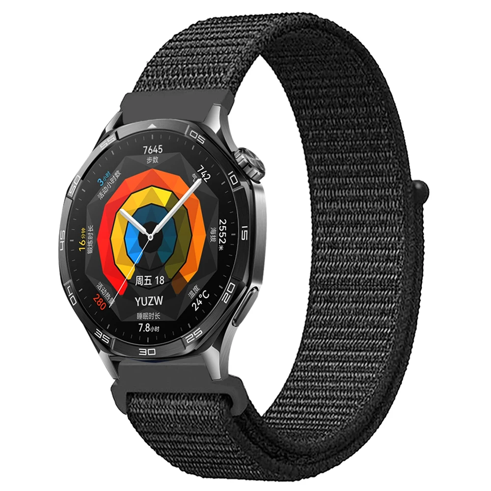 20mm 22mm Nylon Band For Huawei Watch GT 5 Pro GT4 GT3 GT2 42mm 46mm Sport Loop Strap HONOR Magic Watch 4 3 GS Pro Bracelet Belt