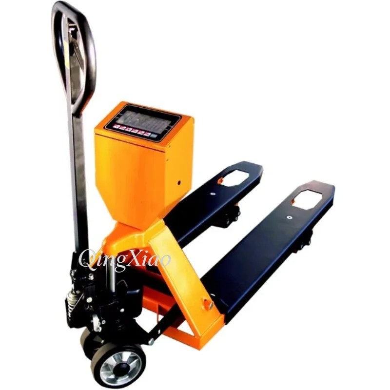 Warehouse Logistics Manual Pallet Truck Weighing Scale For Pallet Handling Goods Weight Inspection Daily Logistics Conveyance view 5