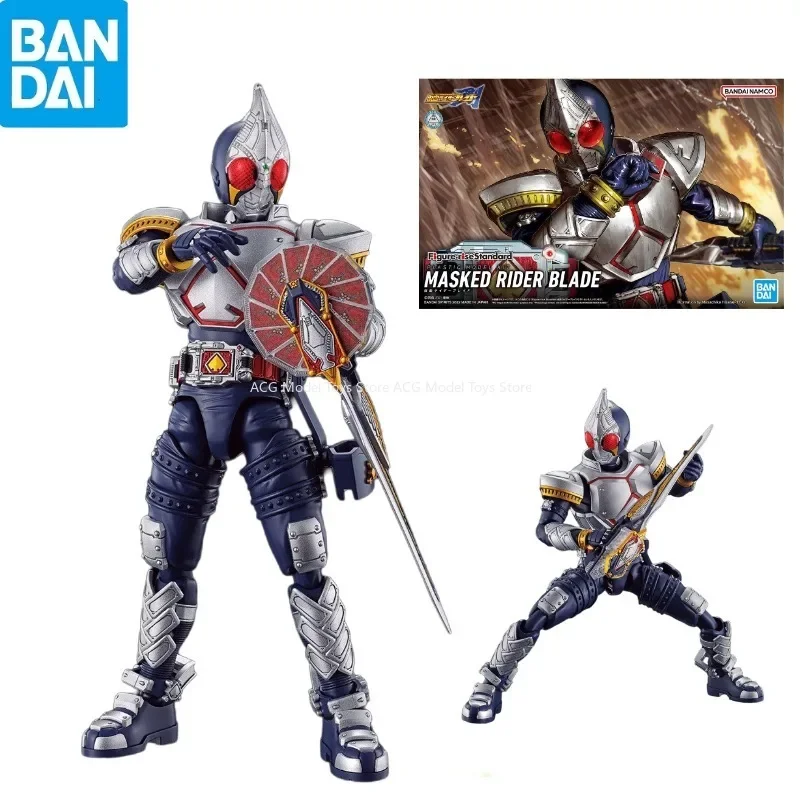 

In Stock 100% Original Bandai Tokusatsu FRS Masked Rider Blade Assembled Model Anime Action Figure Collection Toy Gift