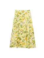 TFMLN Women Floral Print Skirt Two Piece Set Sexy Crop Sling Camisole Casual Beach Holiday Style A-line Skirts Sets Female New - Image 3