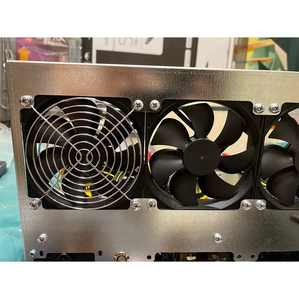 Cooler Fan AFB1212SH 12025 DC 12V 0.80A Cooling Fan 120X120X25mm Double Ball Bearing 3400 Rpm 113Cfm Fan for Mining