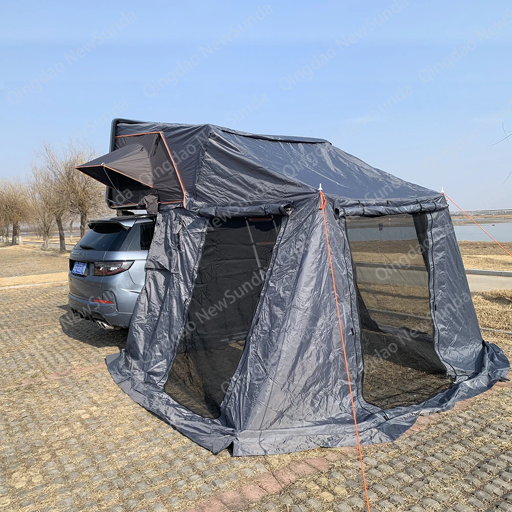 

Waterproof 4WD Offroad Car Camping Roof Top Tent from roof tent factory ready to ship with Sun Shelter