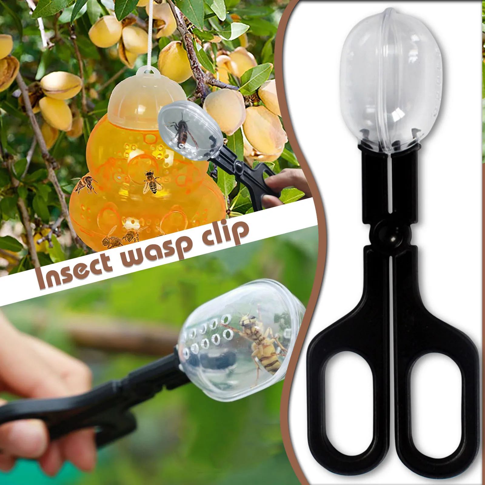 

1pcs Beekeeper Plastic Queen Cage Clip Bee Catcher Beekeeping Tool Equipment Beekeeper Equips Diy Patio & Garden Tools