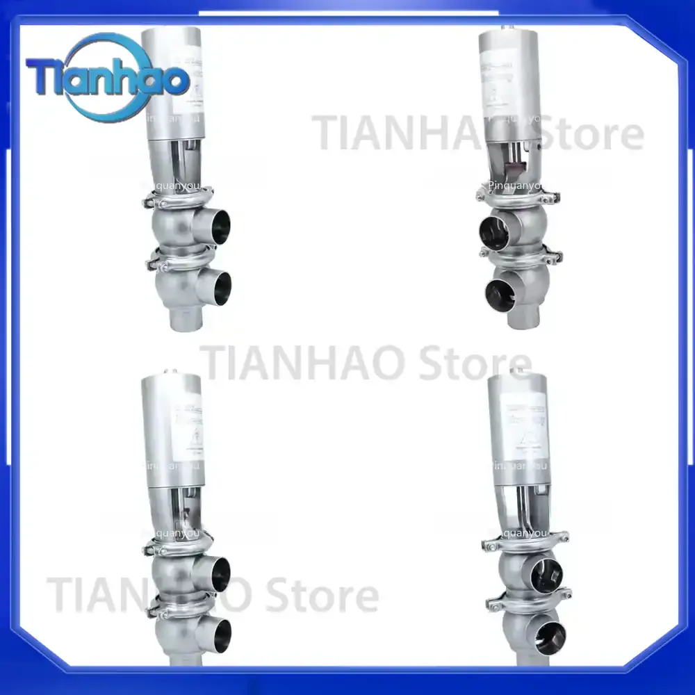 1.5 inch SS316L Sanitary Pneumatic Diverter Valve for Food Pharmaceutical and Biotech Industries
