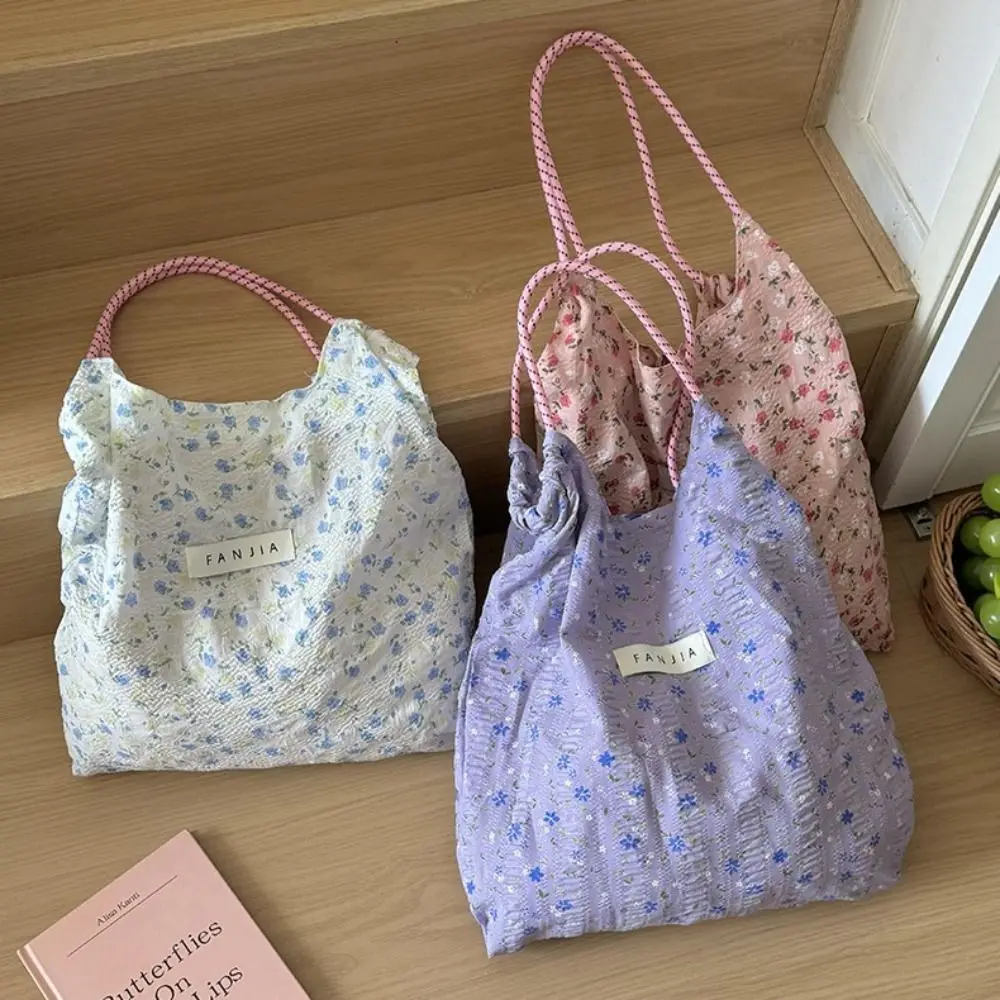 Bolsa floral primavera rosa, bolsa axilas, bolsa de ombro única, de grande capacidade, unissex, flor de trajeto, na moda