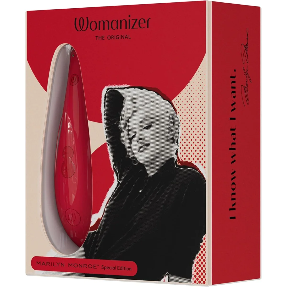 

Womanizer x Marilyn Monroe Special Edition Pleasure Air Sex Toys, Clitoral Sucking Vibrators, Clitoral Stimulators for Women