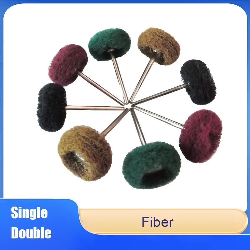 

3mm Shank Nylon Grinding Head Polishing Wheel - Single/Double Layer, Mini Drill Brush Shank Grinding Head for Electric Grinders