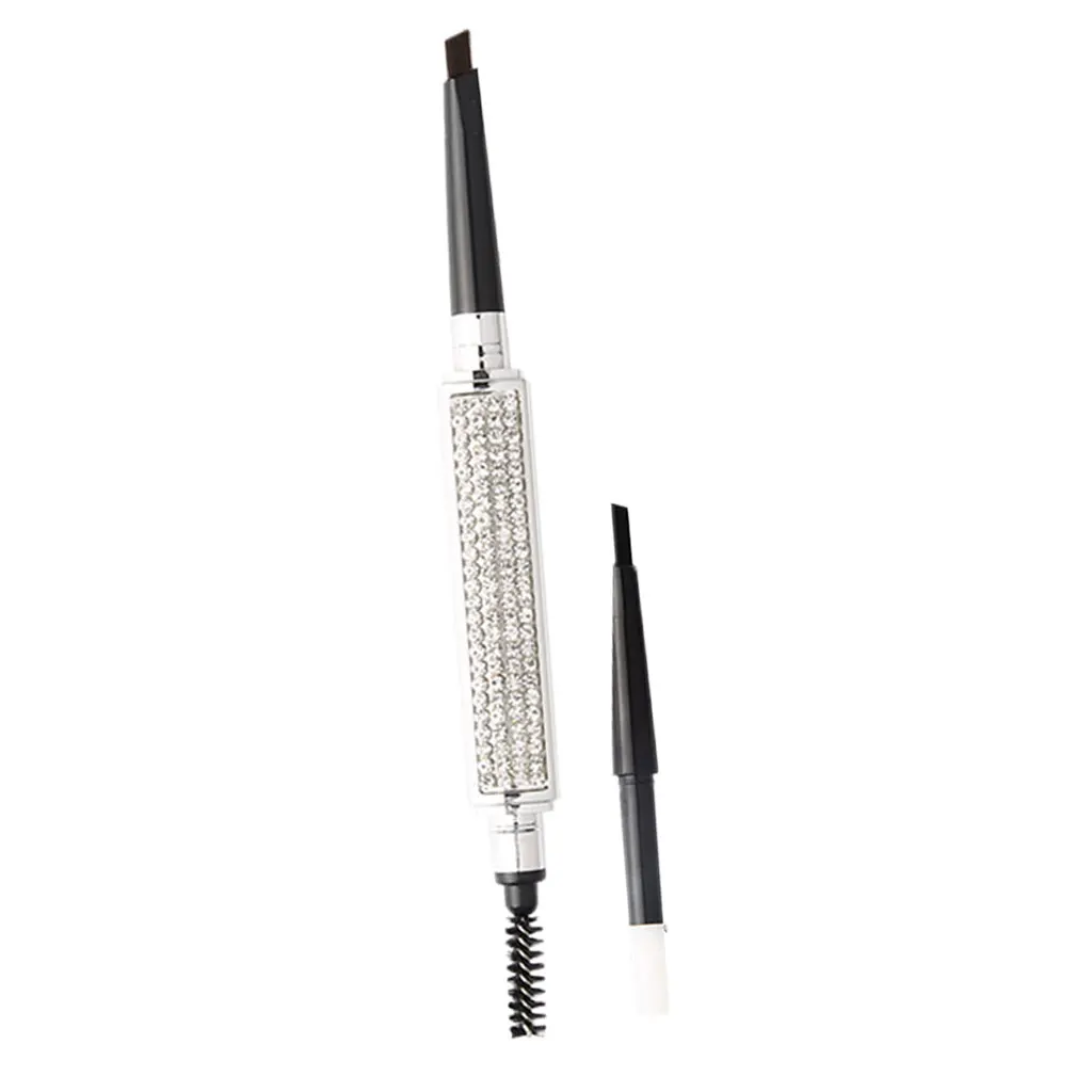 Eyebrow Pencil Double-headed Brow Pencil Delicate Waterproof Rotatable Eye Brow