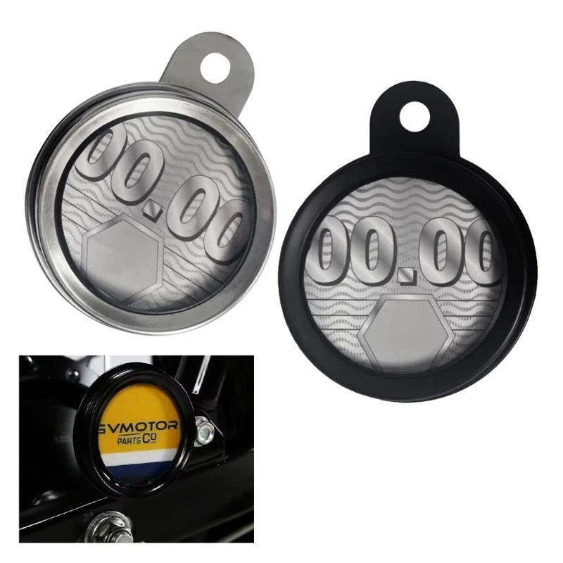 Motorcycle Tax Disc Permit Plate Card Hanger Label Holders Waterproof Seal for Scooter Quad Mopeds ATV Universal Durable