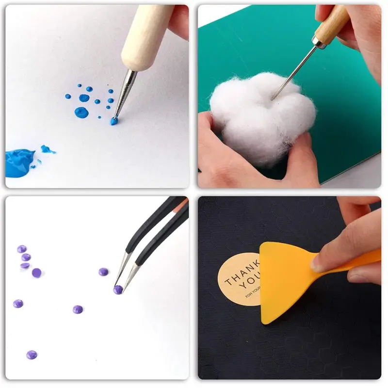 IALJ-Multifunctional Tool Set For Vinyl For Hobby Scrapbook 29Pcs Weeding Tools Stainless Steel And Plastic Craft Tools Set