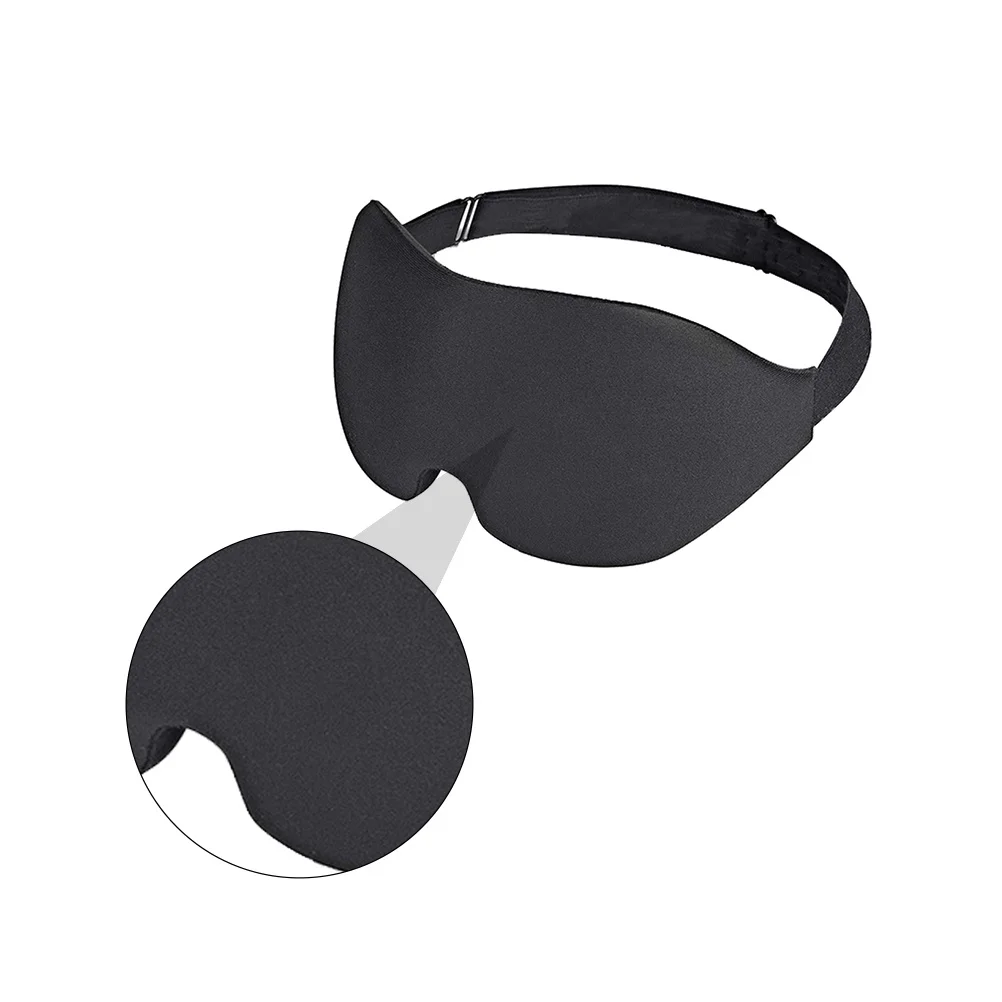 

Soft Memory Foam Sleep Eye Mask Lightweight Breathable 3D Blindfold for Travel Home Hotel Sleeping Eye Shade Patch