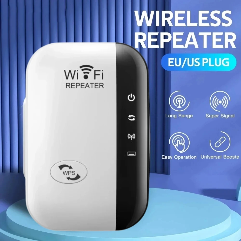 Répéteur Wi-Fi 11N 300 Mb/s sans fil pour la maison et le bureau, appareil de stérilisation à distance, amplificateur de signal réseau