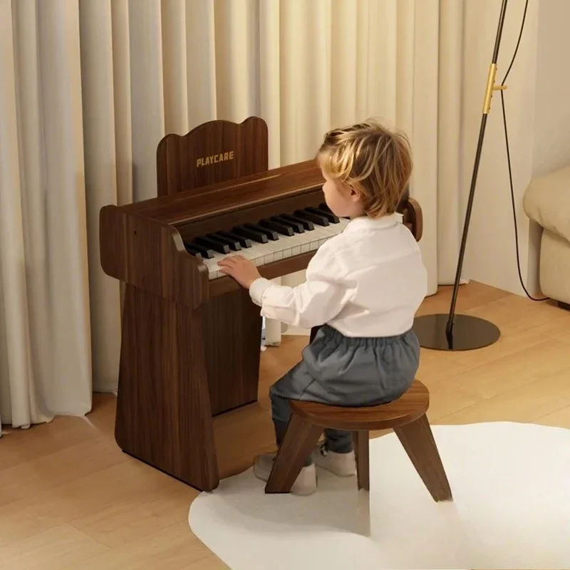 Wooden Children's Small Piano Electronic Organ baby Girl Gift Boy Introductory Home Beginner