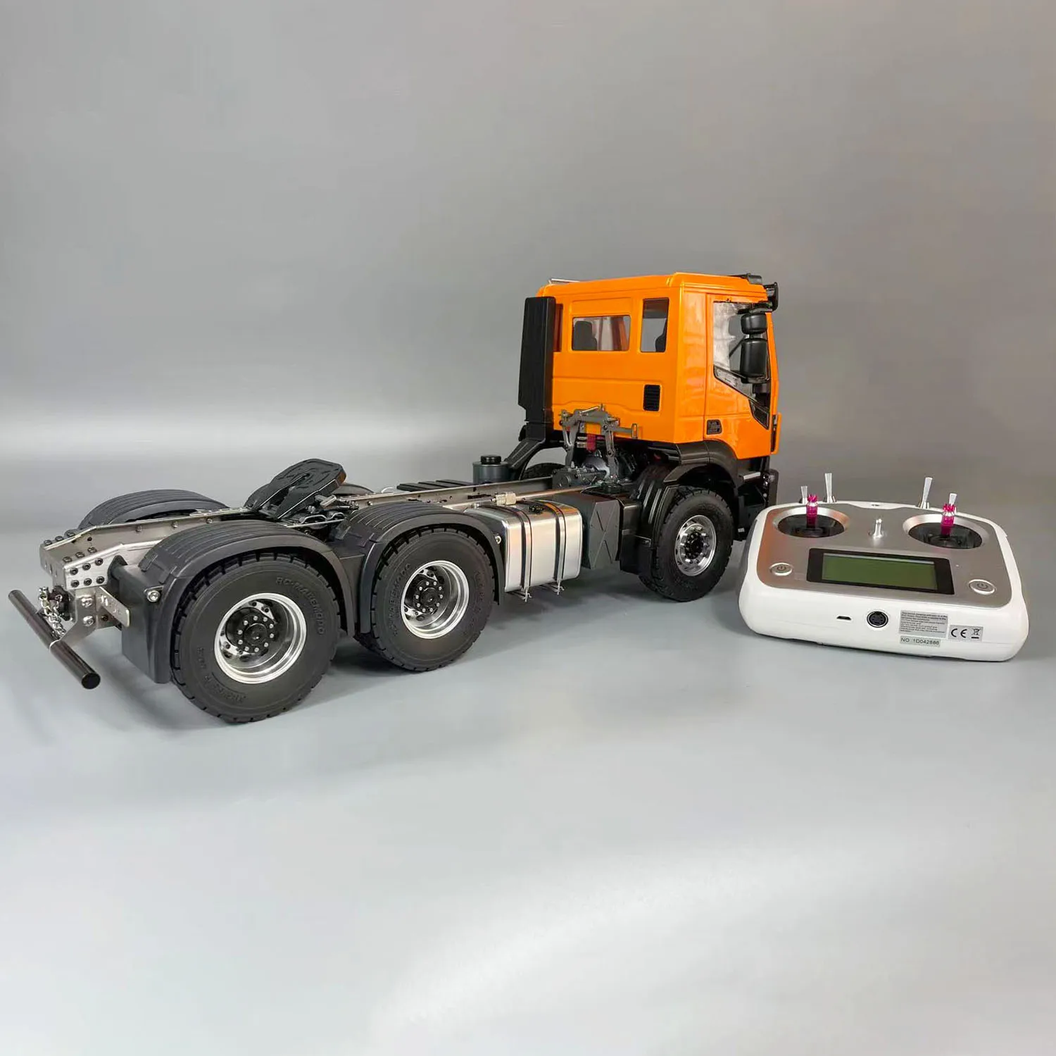 1/14 6x4 RC Tractor Trucks Metal Chassis Remote Control 2-Speed Transmission Car