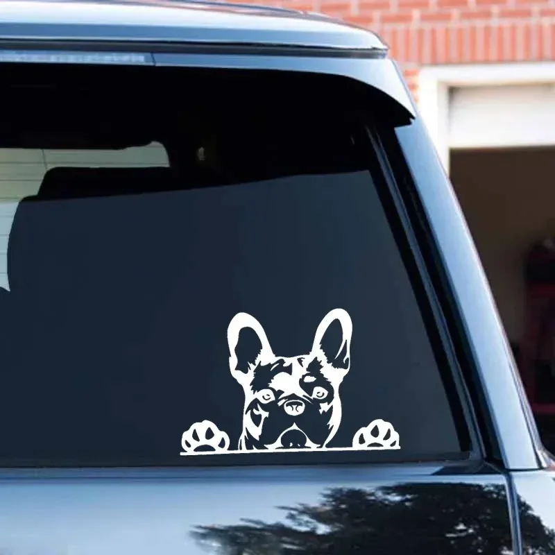 Claw Raising French Bulldog Decorative, Vinyl Decal, Car Sticker, Body Styling Universal Decorative Car Sticker