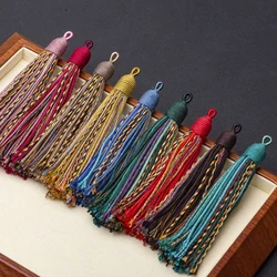 11cm Hand Twisted Cotton Thread Tibetan Style Tassel DIY Bookmark  Crafts Jewelry Making Accessories