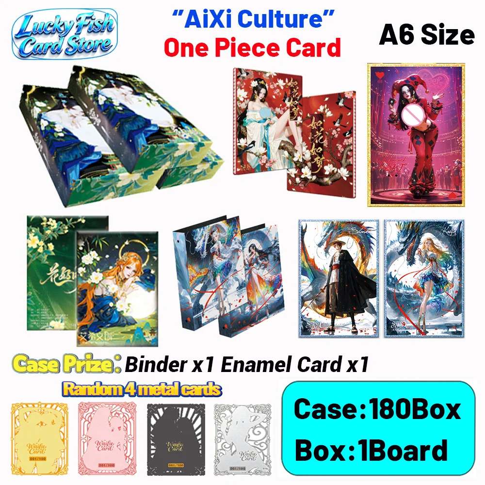 

Wholesale 2026 New AiXi Creative Studio One Piece Cards 180 Pieces A6 Size Boards Children's Toys Birthday Gifts