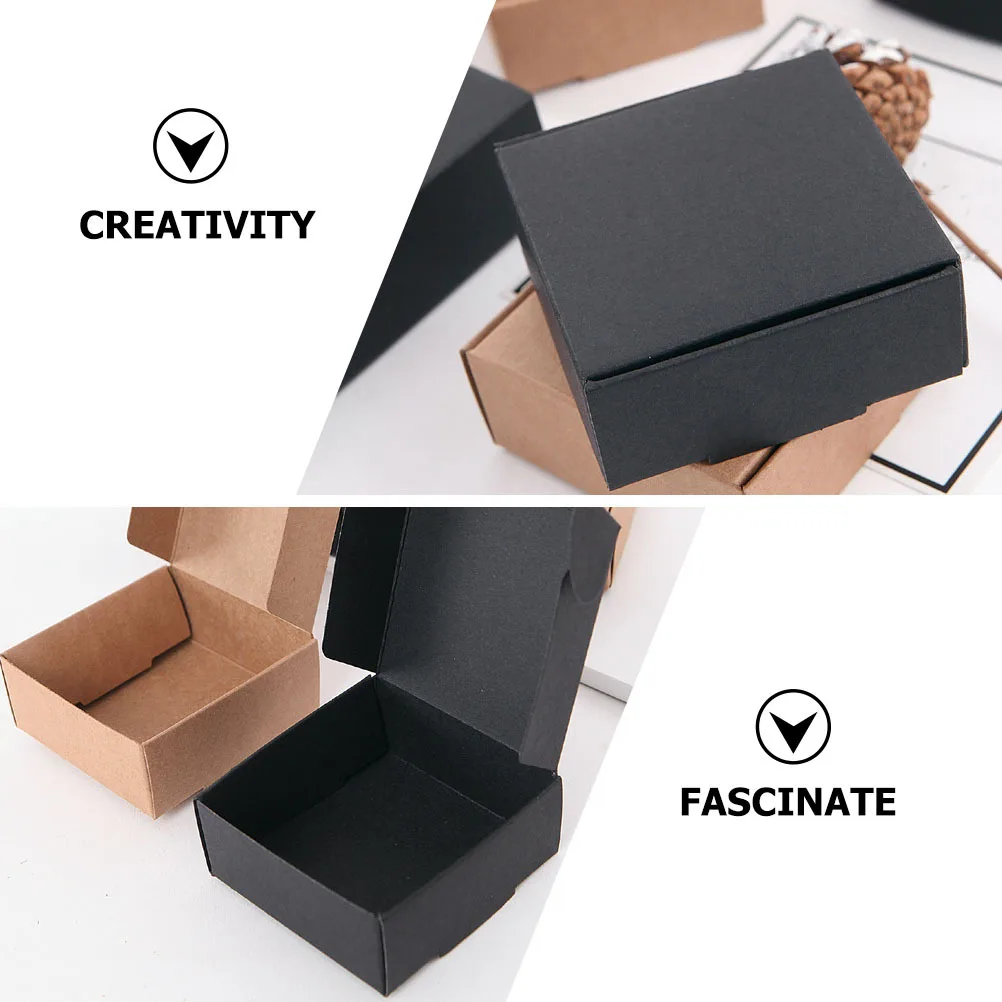 

24Pcs Black Card Packaging Boxes Smooth Assembly No Tools Needed for Fast Packing Moving Storage Shipping Container