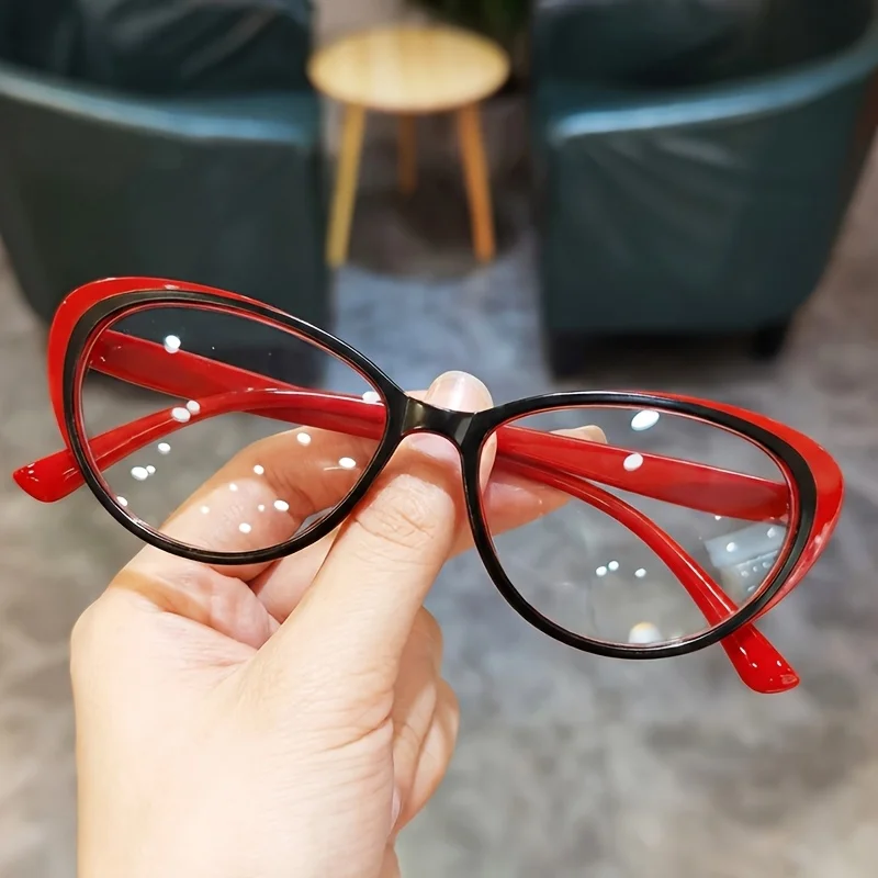 New women's fashion cat glasses, high definition lenses, daily wear