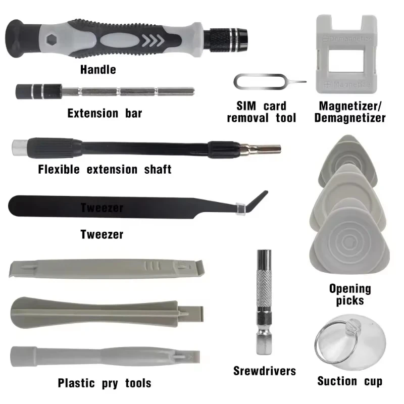 115-in-1 Precision Screwdriver Set with Magnetic Bits - Electronics Repair Tool Kit for Phone, Laptop, PC & DIY Projects view 3