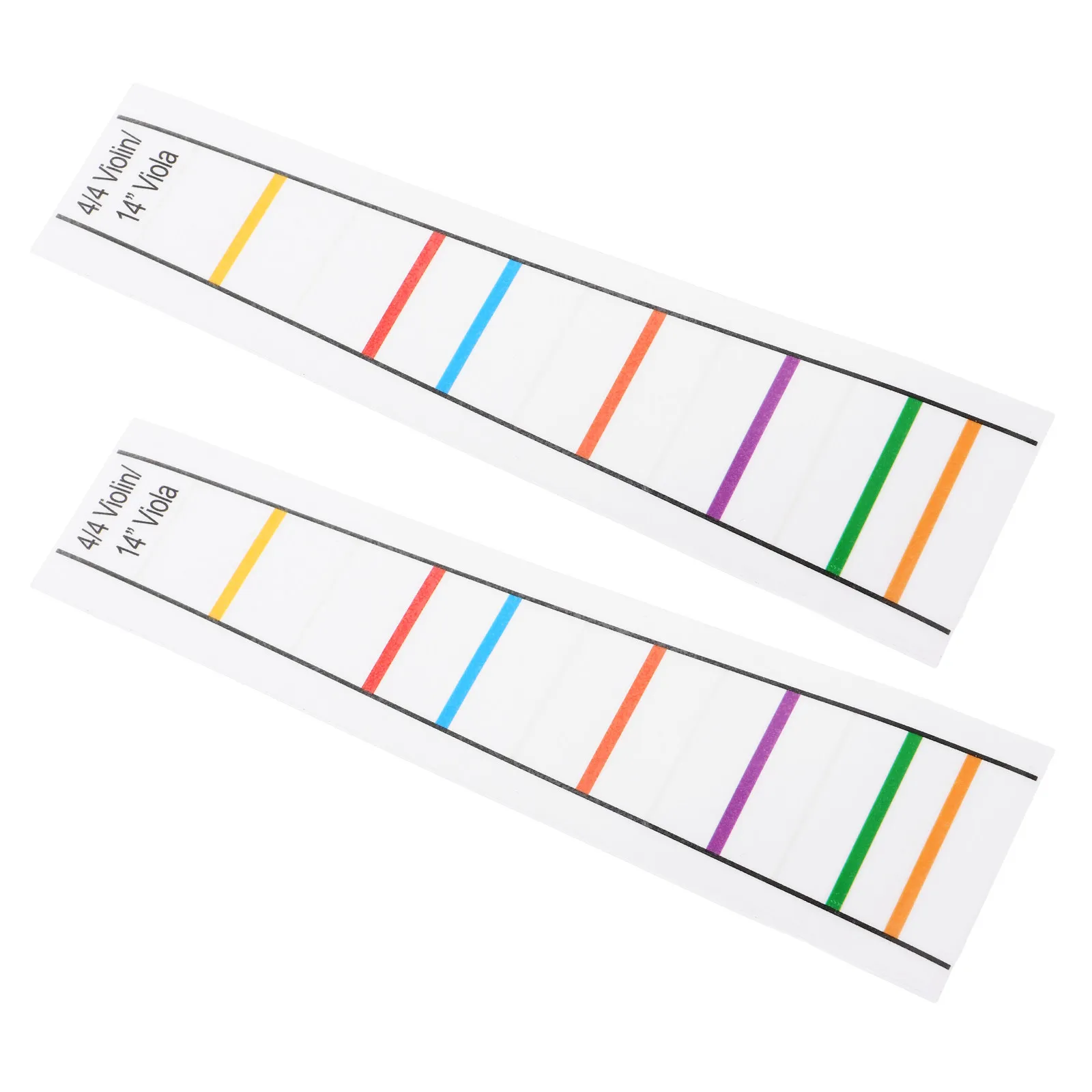 2Pcs Transparent Violin Finger Position Guide Decals 44 Size Beginners Scale Placement Learning Aid Beginner Cello Finger Guide