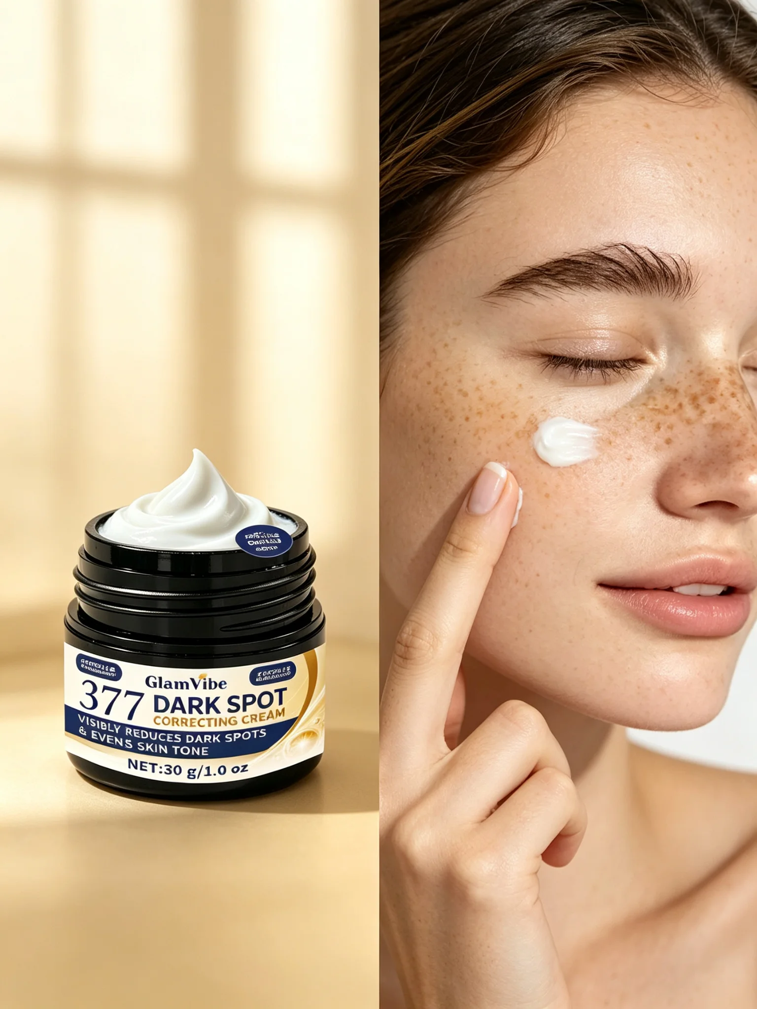 Advanced Dark Spot Remover for Face - Kojic Acid & Collagen Brightening Cream, Hydrating Hyperpigmentation Treatment