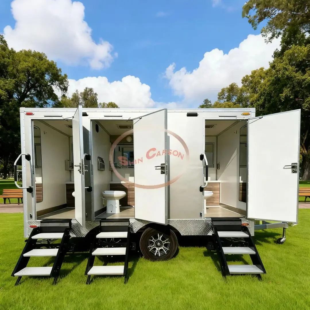 Portable Toilet One-Piece Molding for Easy Transport Ideal for Construction Sites Scenic Areas Events